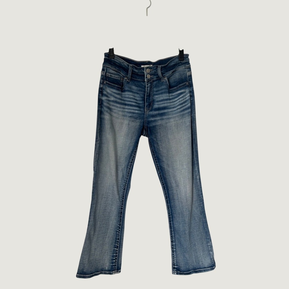 BKE Gabby Jeans Womens Size 30x29.5 Curvy Fit High Rise Bootcut Stretch Denim